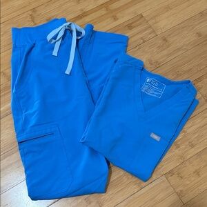 Figs women's Vibrant Blue Pants